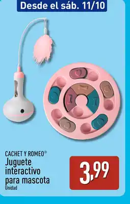 ALDI CACHET Y ROMEO Juguete interactivo para mascota oferta