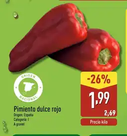 ALDI Pimiento dulce rojo oferta