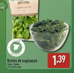 ALDI Brotes de espinacas oferta
