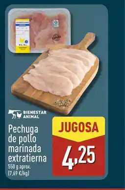 ALDI Pechuga de pollo marinada extratierna oferta