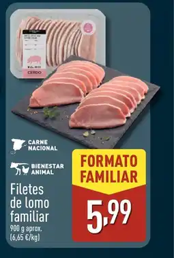 ALDI Filetes de lomo familiar oferta