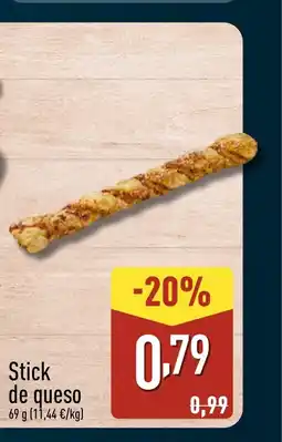 ALDI Stick de queso oferta