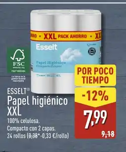 ALDI ESSELT Papel higiénico XXL oferta