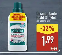 ALDI SANYTOL Desinfectante textil oferta