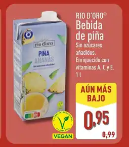 ALDI RIO D'ORO Bebida de piña oferta
