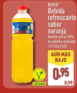ALDI RIVER Bebida refrescante sabor naranja oferta