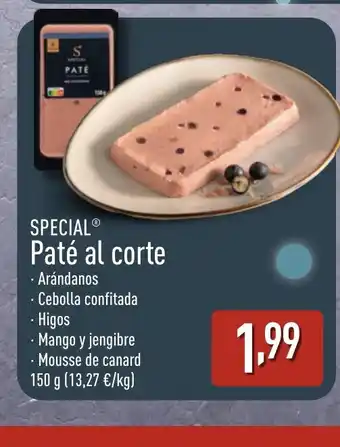 ALDI SPECIAL Paté al corte oferta