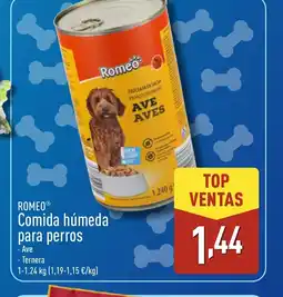 ALDI ROMEO Comida húmeda para perros oferta