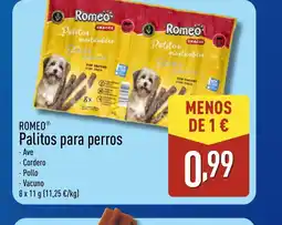 ALDI ROMEO Palitos para perros oferta