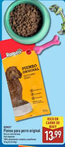 ALDI ROMEO Pienso para perro original oferta