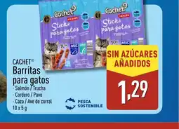 ALDI CACHET Barritas para gatos oferta