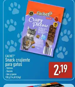 ALDI CACHET Snack crujiente para gatos oferta