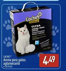 ALDI CACHET Arena para gatos aglomerante oferta