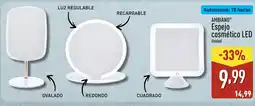 ALDI AMBIANO Espejo cosmético LED oferta
