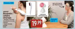 ALDI AMBIANO Masajeador/ Lámpara infrarrojos oferta