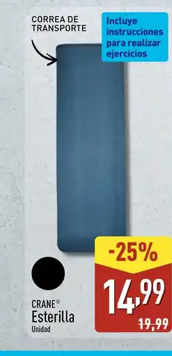 ALDI CRANE Esterilla oferta