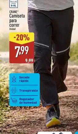 ALDI CRANE Camiseta para correr oferta