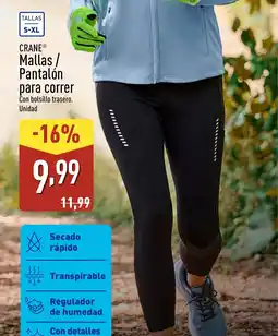 ALDI CRANE Mallas/ Pantalón para correr oferta