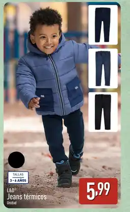 ALDI L&D Jeans térmicos oferta