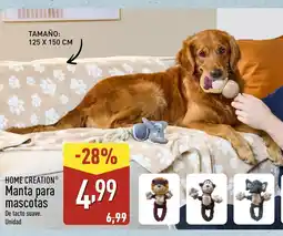 ALDI HOME CREATION Manta para mascotas oferta