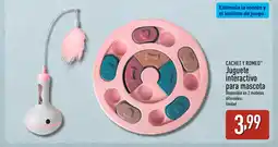 ALDI CACHET Y ROMEO Juguete interactivo para mascota oferta