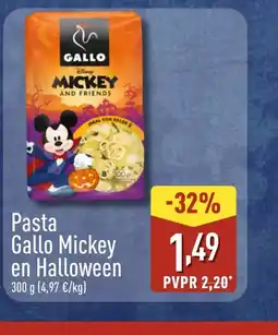 ALDI Pasta Gallo Mickey en Halloween oferta