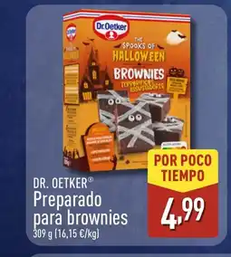 ALDI DR. OETKER Preparado para brownies oferta