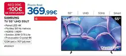 Costco SAMSUNG TV 55" UHD 55U7 oferta