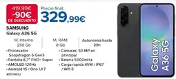 Costco SAMSUNG Galaxy A36 5G oferta