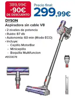 Costco DYSON Aspiradora sin cable V8 oferta