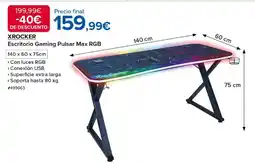 Costco XROCKER Escritorio Gaming Pulsar Max RGB oferta