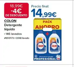 Costco COLON Detergente líquido oferta