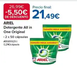 Costco ARIEL Detergente All in One Original oferta