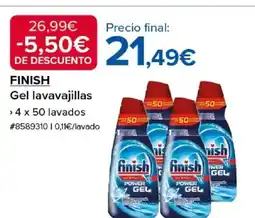 Costco FINISH Gel lavavajillas oferta