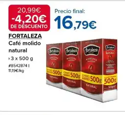 Costco FORTALEZA Café molido natural oferta