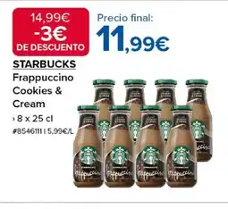 Costco STARBUCKS Frappuccino Cookies & Cream oferta