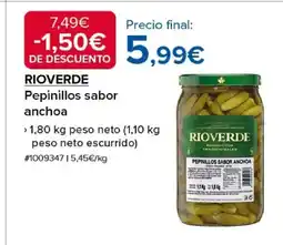 Costco RIOVERDE Pepinillos sabor anchoa oferta