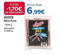 Costco AOSTE Mini Fuet oferta