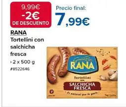Costco RANA Tortellini con salchicha fresca oferta