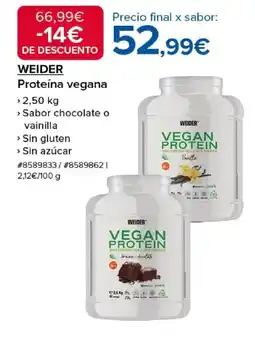 Costco WEIDER Proteína vegana oferta