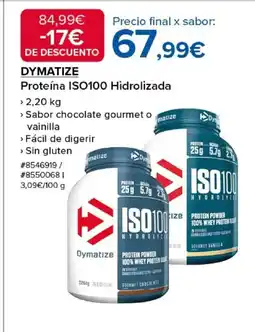 Costco DYMATIZE Proteína ISO100 Hidrolizada oferta