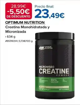 Costco OPTIMUM NUTRITION Creatina Monohidratada y Micronizada oferta