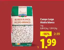 Lidl CAMPO LARGO Alubia blanca oferta