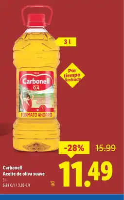 Lidl CARBONELL Aceite de oliva suave oferta