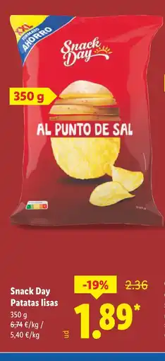 Lidl SNACK DAY Patata lisas oferta