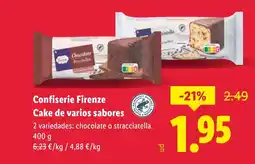 Lidl CONFISERIES FIRENZE Cake de varios sabores oferta