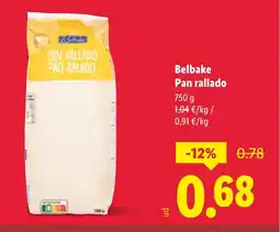 Lidl BELBAKE Pan rallado oferta