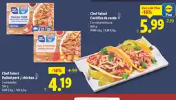 Lidl CHEF SELECT Pulled pork/chicken oferta