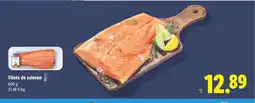 Lidl Filete de salmón oferta