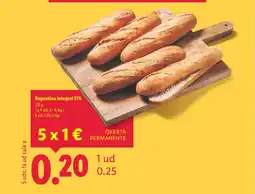 Lidl Baguetina integral 51% oferta